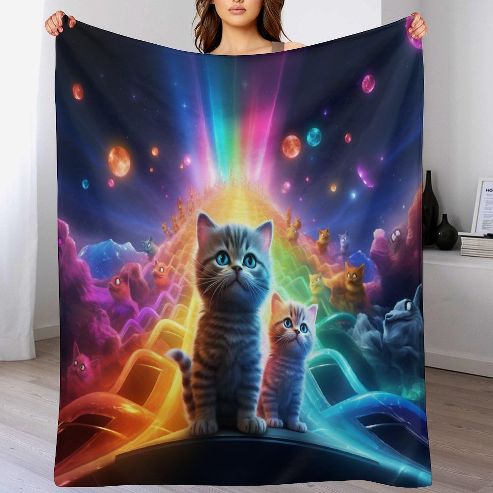 Couverture chat chaude et confortable pour vos soirées canapé