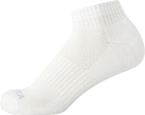Miniatura 6 de Nautica Calcetines de cuarto para mujer, paquete de 12 calcetines deportivos acolchados con control de humedad para mujer para uso deportivo
