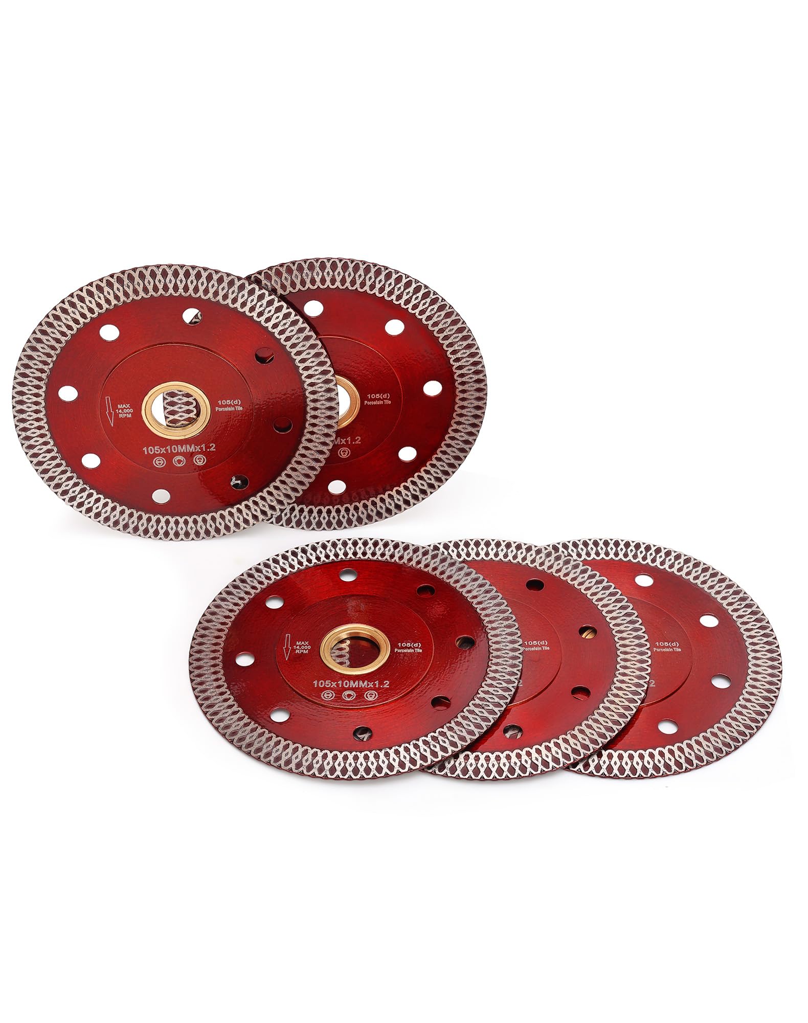 Snapklik.com : 4 In Super Thin Dry Wet Diamond Porcelain Saw Blades ...