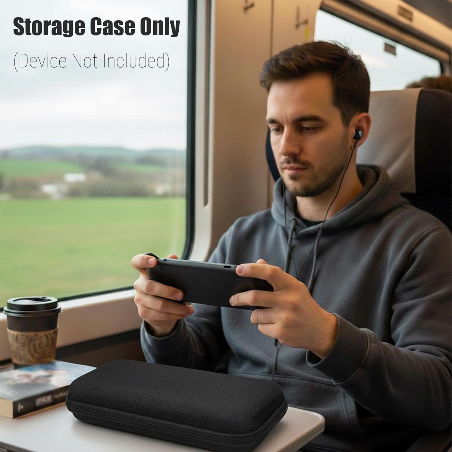 worfty Travel Carrying Case for Retroid Pocket 6/ G2/ 5/ 4/ 4pro Game Handheld Console (Case Only) - Hard Protective Carrying Storage Bag - Image 4