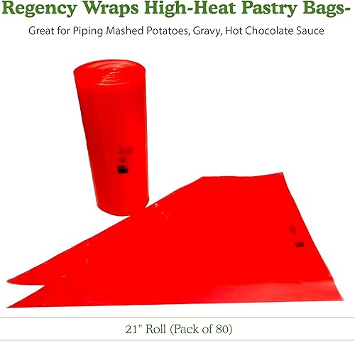 Miniatura 7 de Regency Wraps Bolsa de pastelería resistente de grado profesional para decoración, relleno de pasteles
