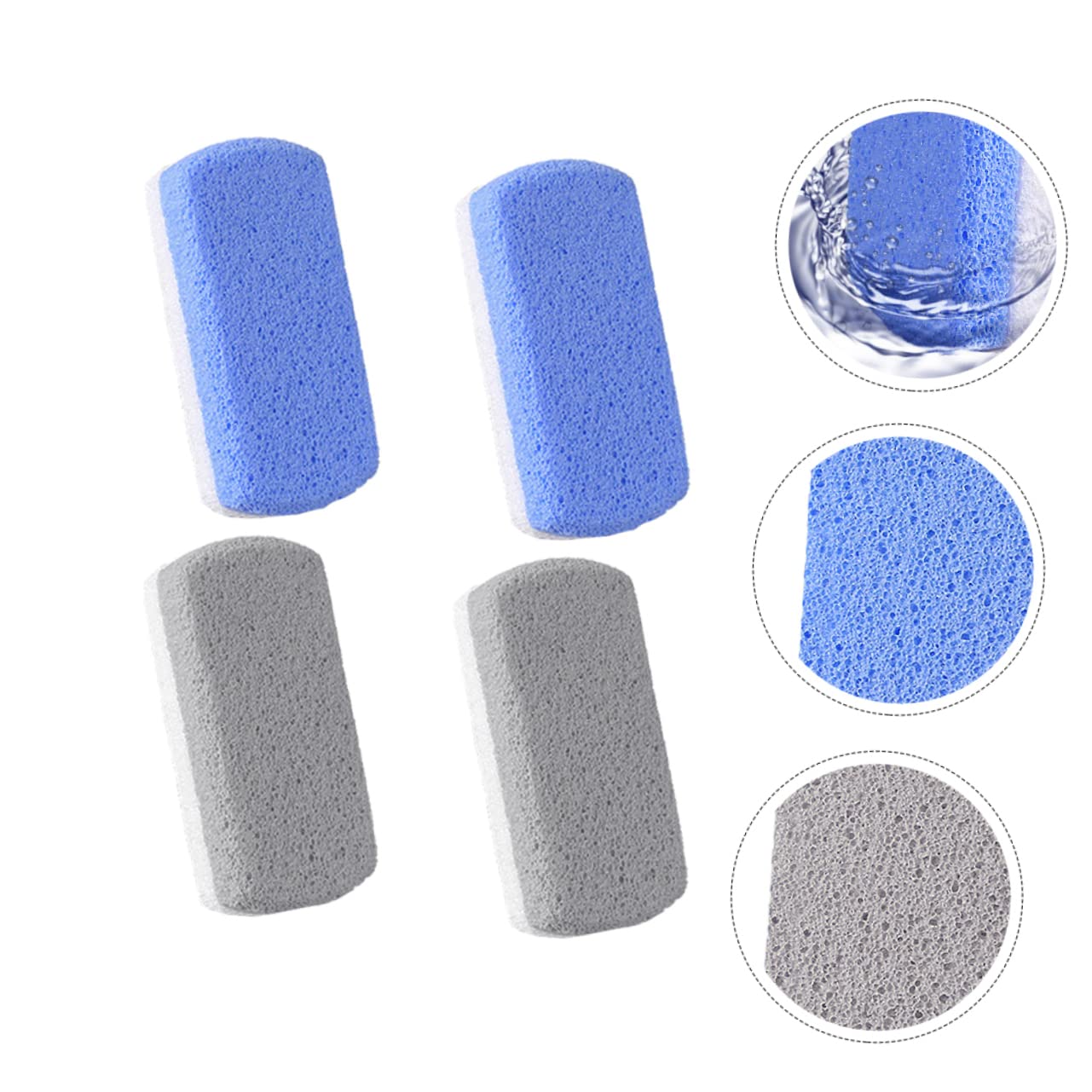 minkissy 12pezzi Pietre Per Pedicure Schiumoso Rimuovi Calli e Morta Strumenti Per La Dei Piedi Design Ergonomico Facile Da Usare Colori