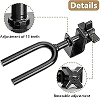 Vista 3 de Soporte de arco para árbol - Soporte ajustable para arco de caza de 12 dientes, fácil instalación, soporte para arco de árbol y accesorio de caza 1