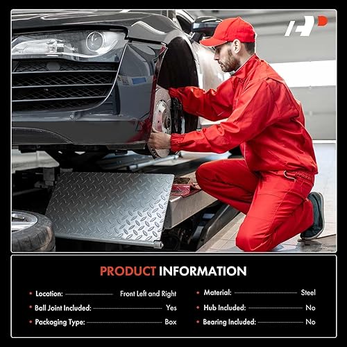 Miniatura 2 de A-Premium 2 nudillos de dirección de suspensión delantera compatibles con Honda Civic 2001-2002 L4 1.7L, repuesto # 51210-S5A-J10