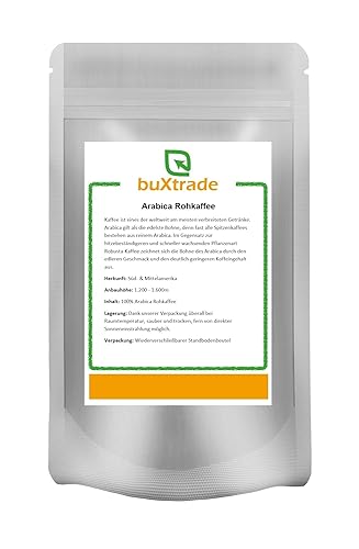 Raw Coffee Beans //Arabica Rohkaffee - Grüner Kaffee roh Spitzenkaffee Kaffeebohnen 2 kg - 2 kg (1er Pack)
