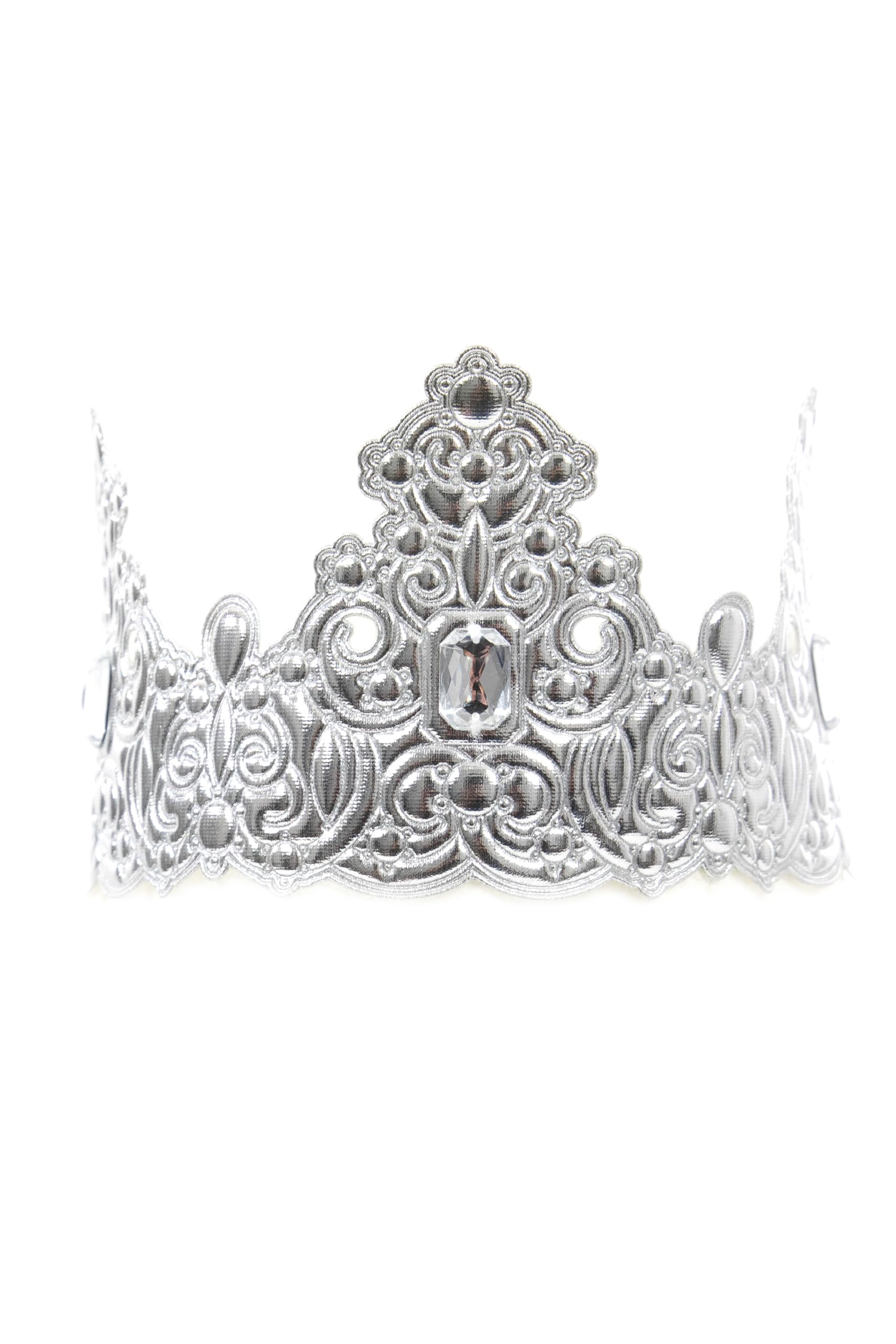 Little Adventures Soft Queen, Duchess, and Princess Crowns Gold and Silver (Silver Queen Crown)