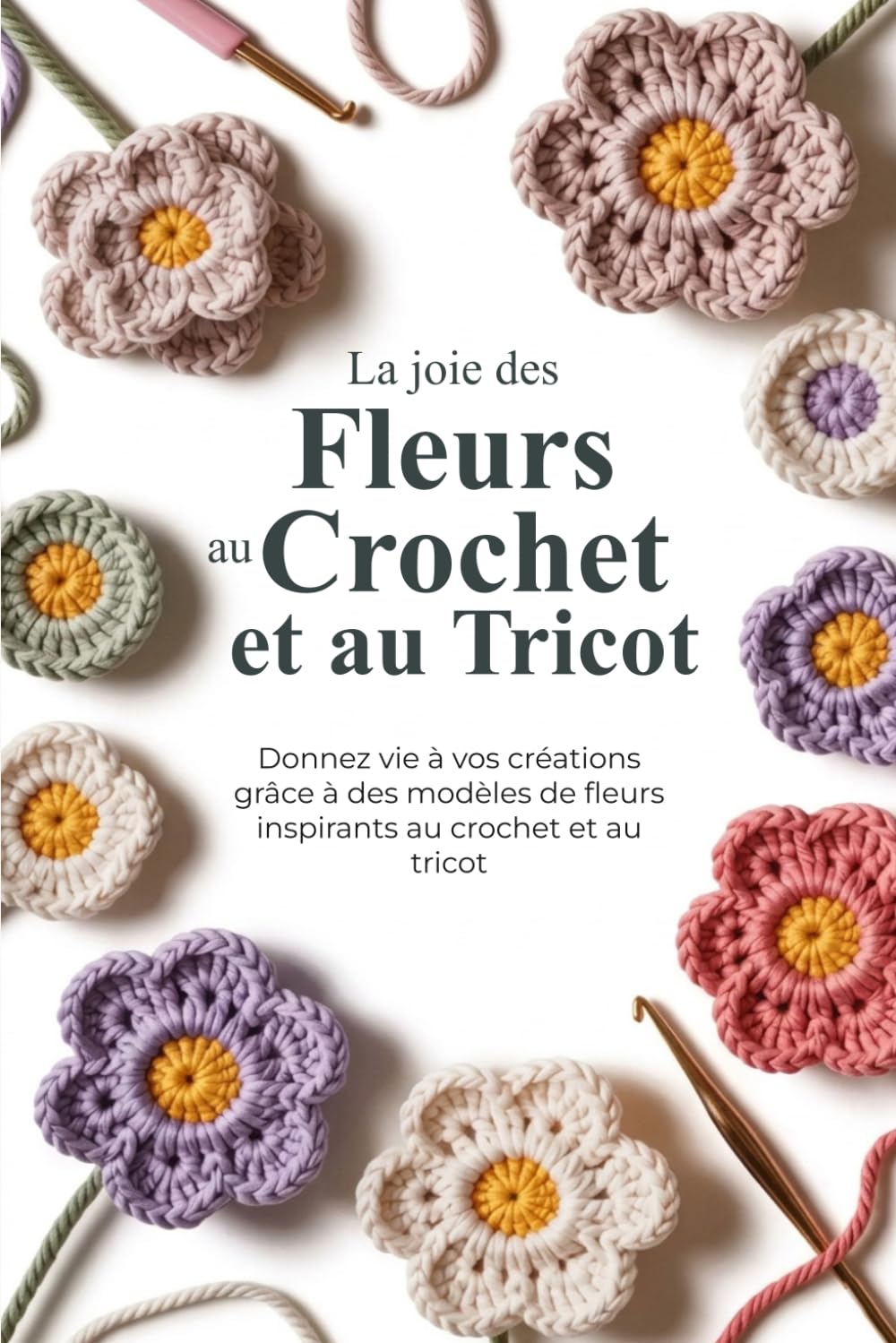 La joie des Fleurs au Crochet et au Tricot: Donnez vie à vos créations grâce à des modèles de fleurs inspirants au crochet et au tricot