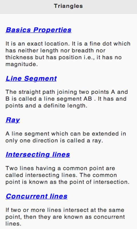 Geometry Complete Guide Free - App on Amazon Appstore