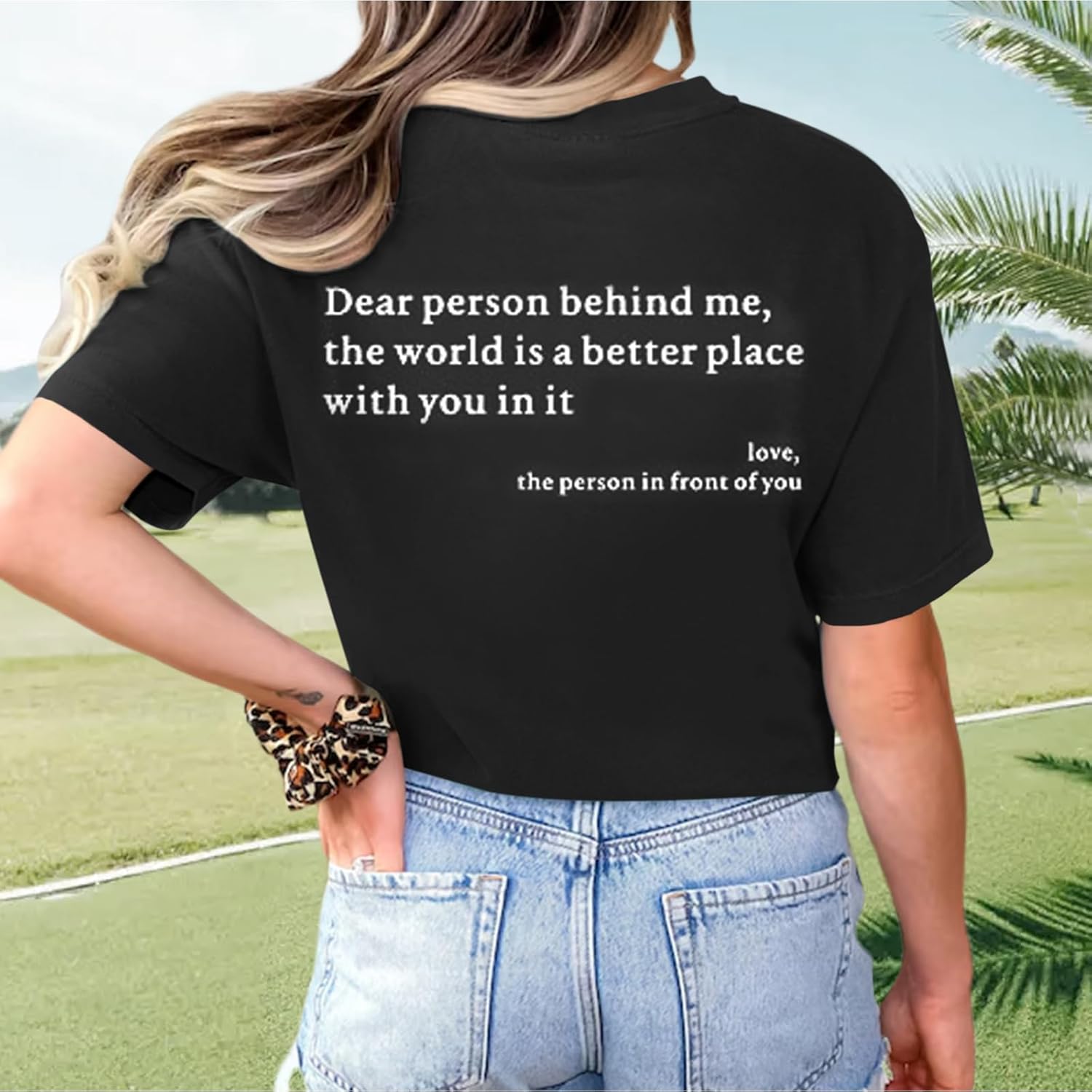 Dear Person Behind Me Shirt You are Enough Mental Health T Shirt Inspirational Shirts for Women Positive Tees Tops - Image 4