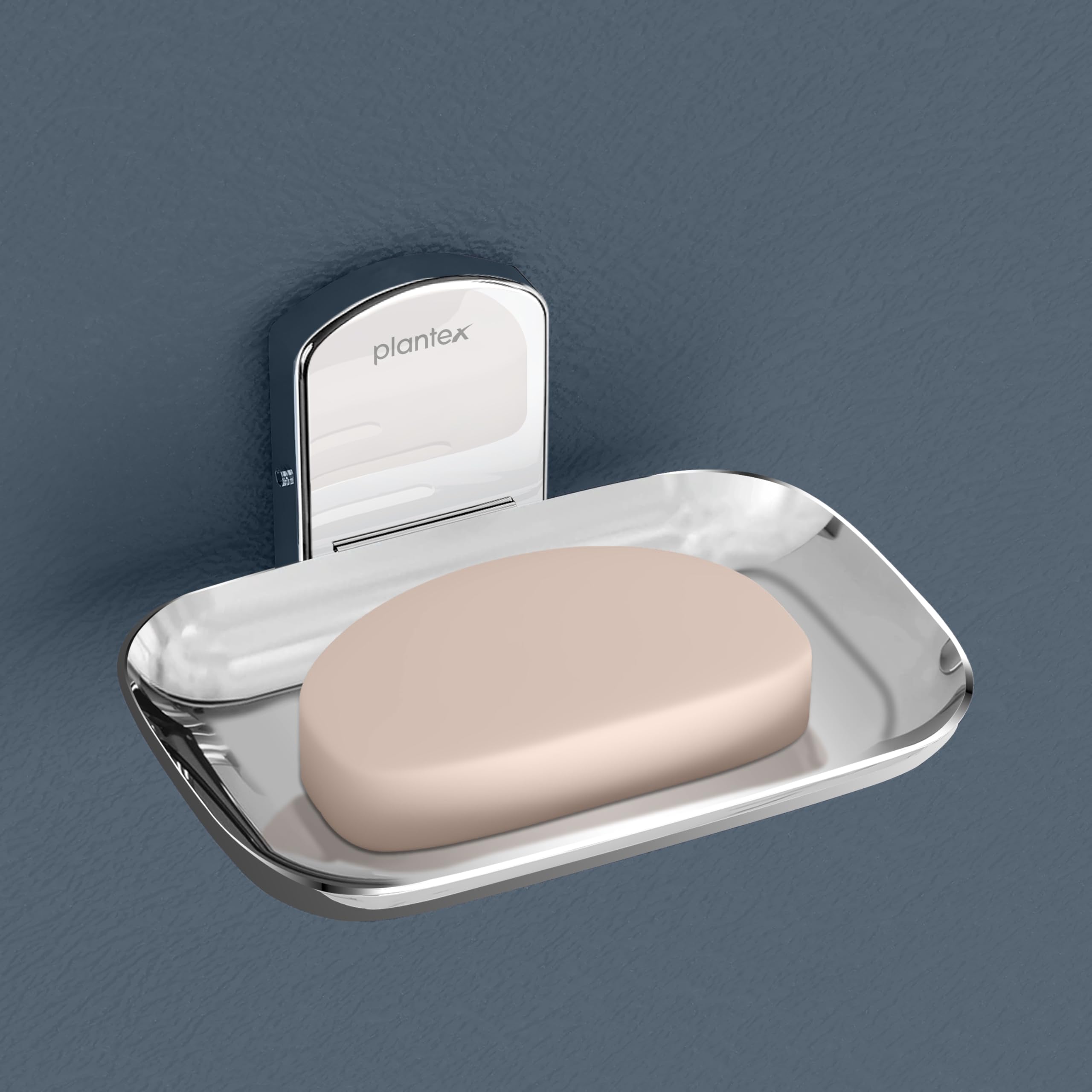 Plantex 304 Grade Stainless Steel Bathroom Soap Holder/Soap Stand for Washbasin/Soap Dish/Bathroom Accessories - Parv (Chrome)-image-6
