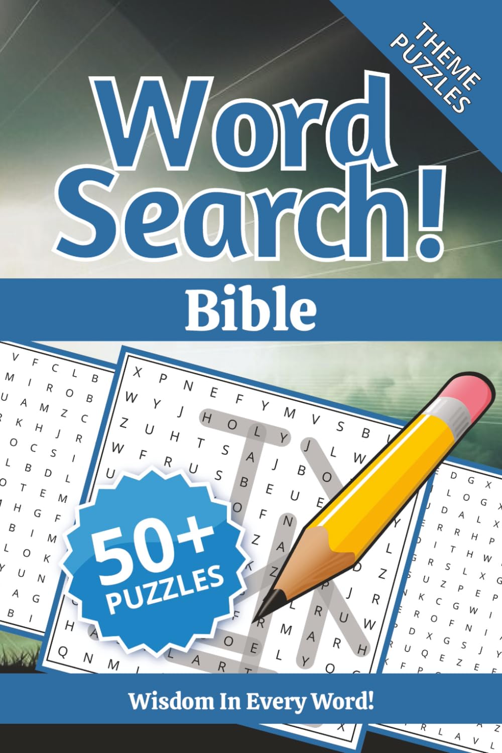 Bible Word Search Puzzle Book: Word Searches with Large Print about the Bible, Christianity, and More | 6x9 110 pages | 50+ Puzzles | Gift for Christians and Loved Ones