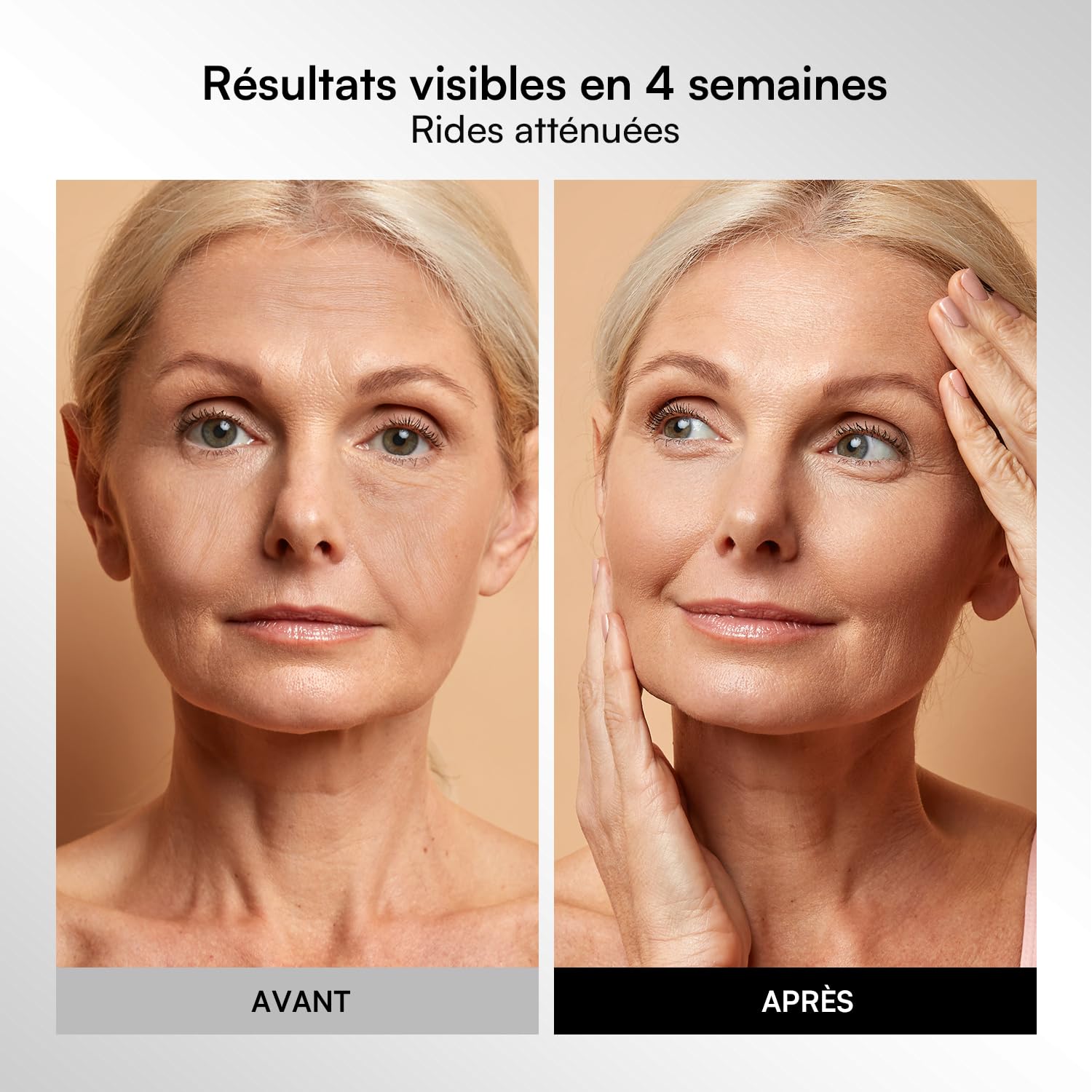 INIA GLOW Masque LED Visage & Cou, Lumière Rouge, Jaune & Bleue, 4 Modes | Couverture complète visage & cou, Batterie rechargeable, Minuterie 10 à 30 min, Arrêt automatique, Routine soins à domicile