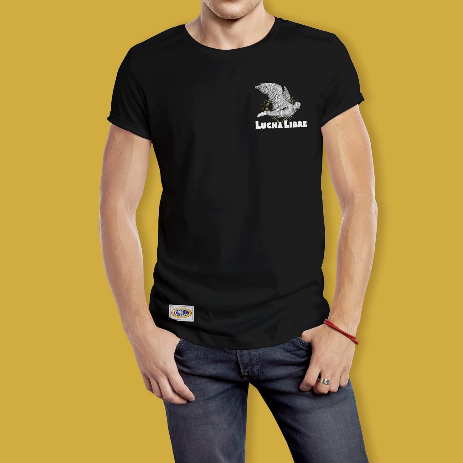 CMLL Lucha Libre T-Shirt Mexican Wrestling Vuelo Black
