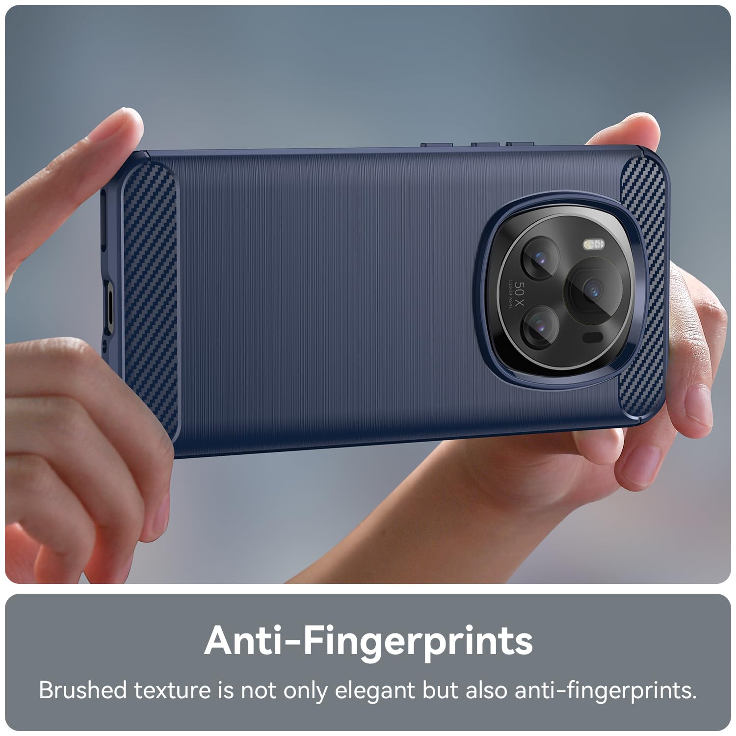 Asuwish Custodia Portafoglio Per Honor Magic 6 Pro | Pelle Sintetica Blu Con 8 Slot Carte E Cerniera | Cinturino Incluso - 4