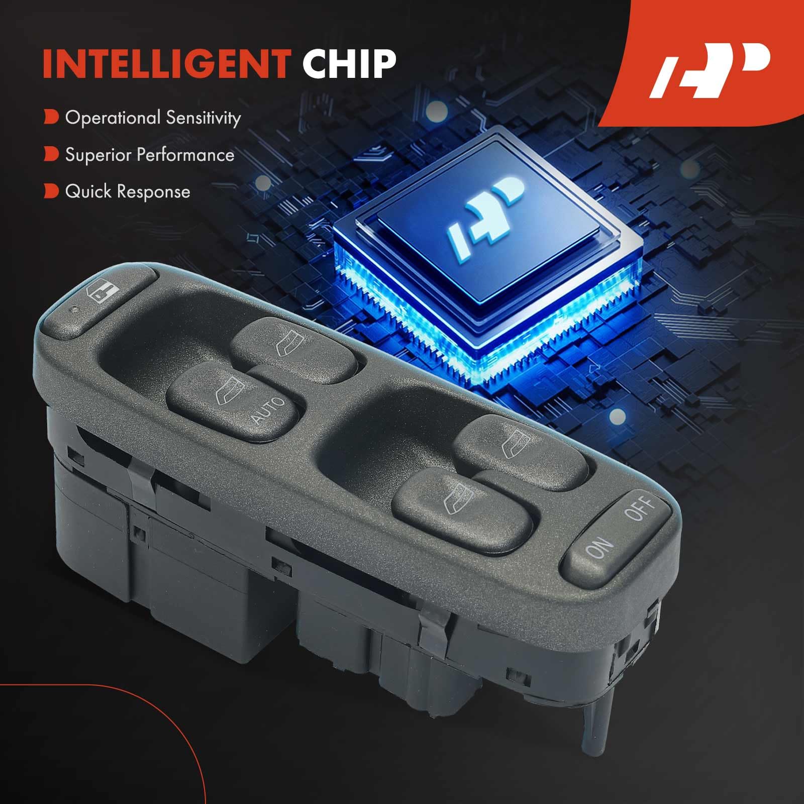 Windo　604590 Amazon.com: A-Premium Master Power Window Switch Compatible with