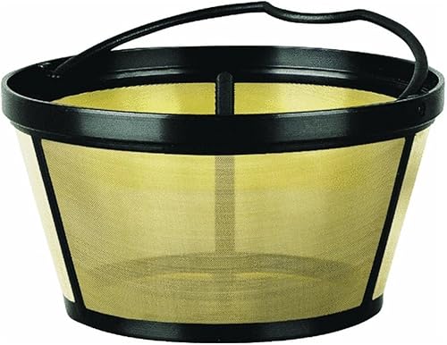 Mr Coffee Filtro permanente de tono dorado estilo canasta -