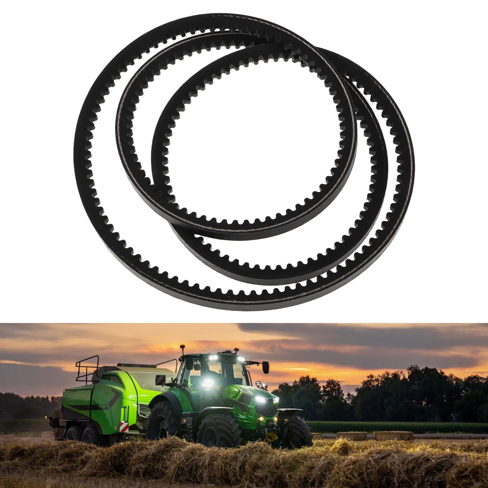 Cinta Transportadora Triangular para Tractor 1500 Mm Compatible con Deutz D 2506 4006 4506 Y 5006