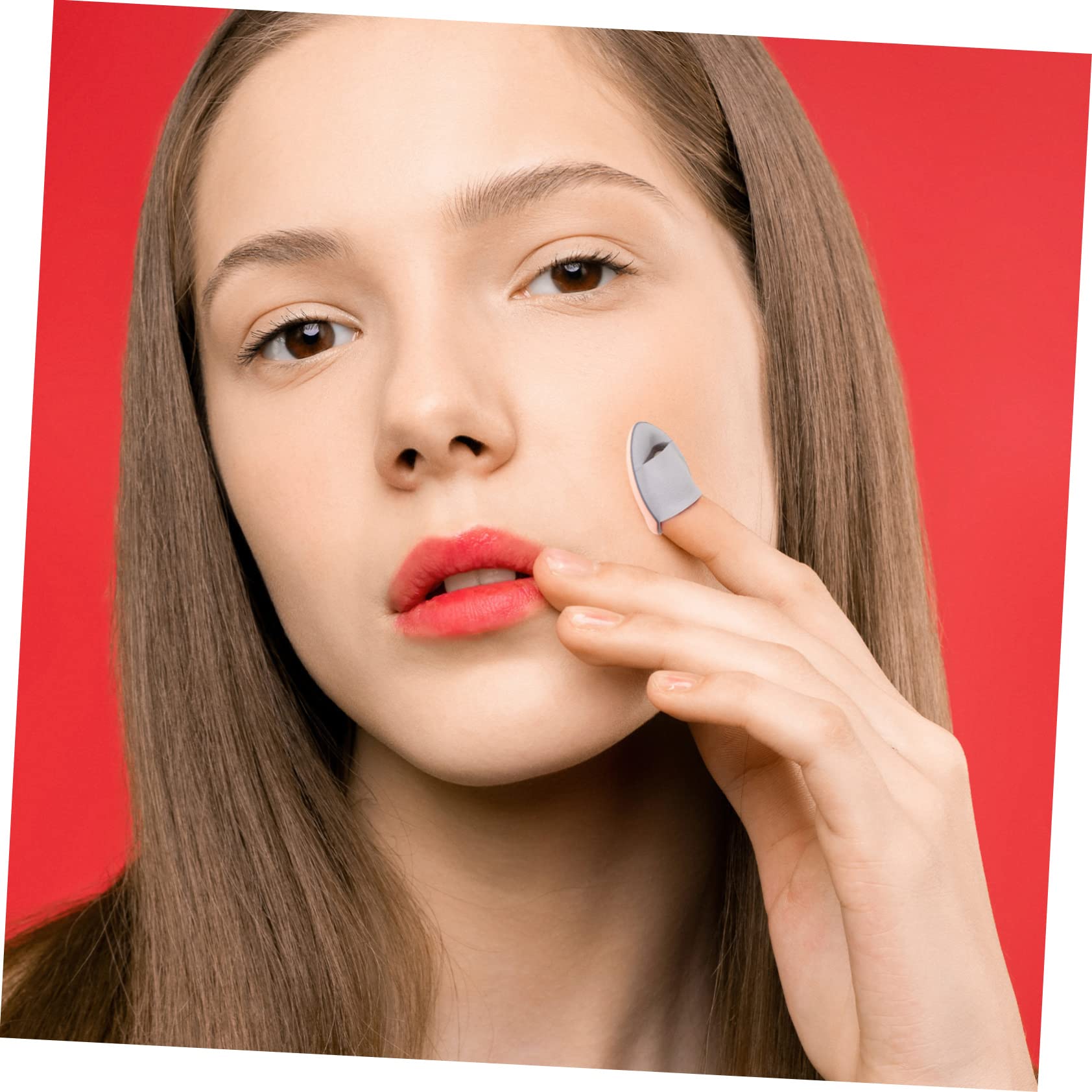 SOESFOUFU Gentle Mini Powder Puff 12pcs Makeup Foundation Puff Set Easy to Clean Portable