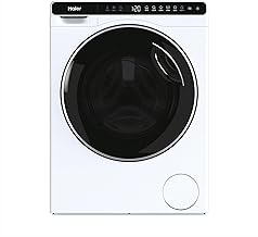 Haier Mini Drum Slim Washing Machine 5 kg, Freestanding, Front Load, Class A, 1200 RPM, 6 Programs, Smart AI and Smart Dual Spray, ABT Treatment, 51 x 44 x 70 cm, White - HW50-BP12307