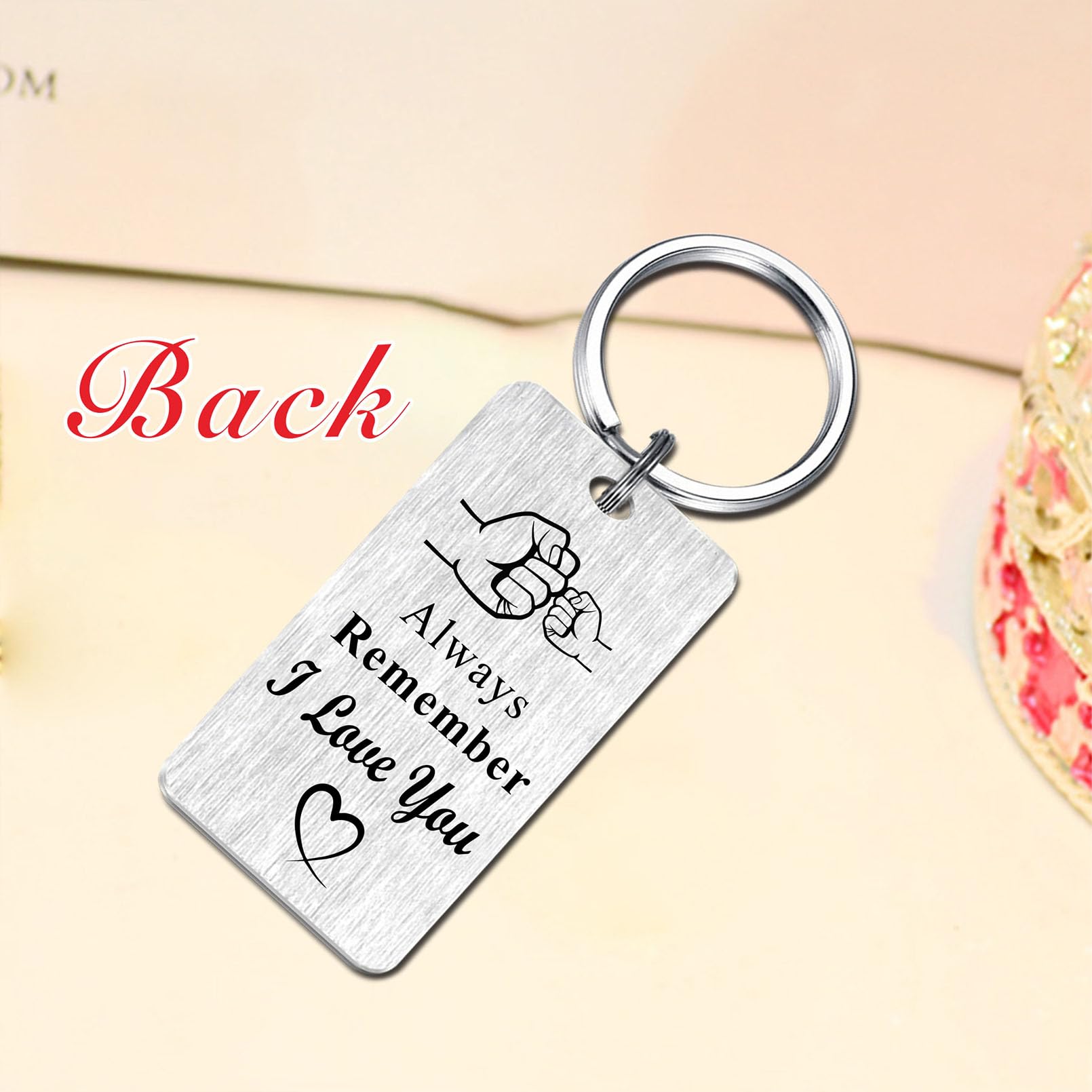 Jzxwan I Love You Pawpaw Gifts, Appreciate Pawpaw Birthday Keychain, Best Key Chain Present from Grandkids