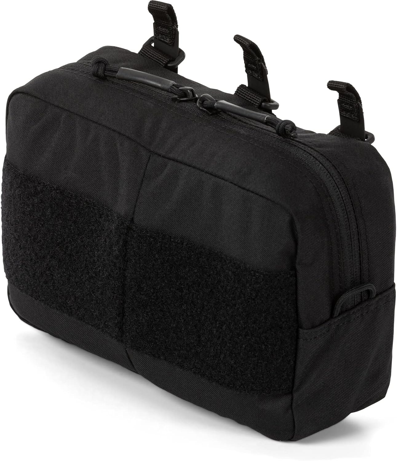 5.11 Tactical Unisex Flex Backpack Pouch, Attachable Storage, Dual Zipper, 3.5 Liters, Black, Style # 56657, 9 X 6