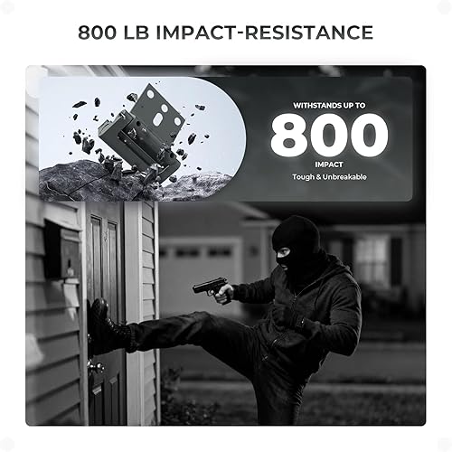 Miniatura 17 de Paquete de 3 cerraduras de refuerzo de puerta de seguridad para el hogar, a prueba de niños, cierre de seguridad para puerta interior, añade alta