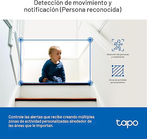 Miniatura 6 de Tapo by TP-Link 1080P Cámara de seguridad para interior, detección de movimiento, audio de 2 vías, visión nocturna, almacenamiento en nube y tarjeta