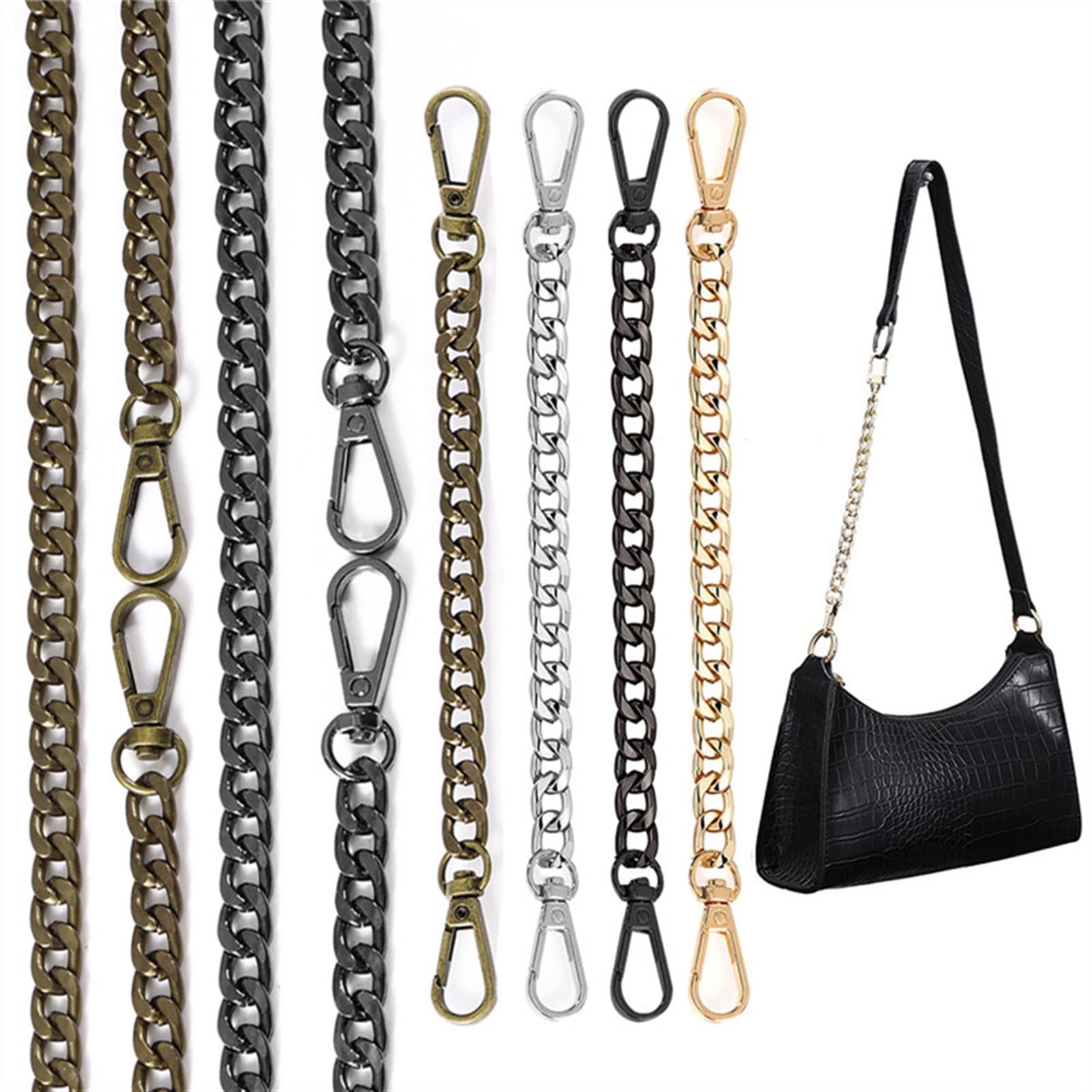 Chaîne Téléphone Portable Métal Argent OTOTEC 120cm - Sangle Collier Épaule