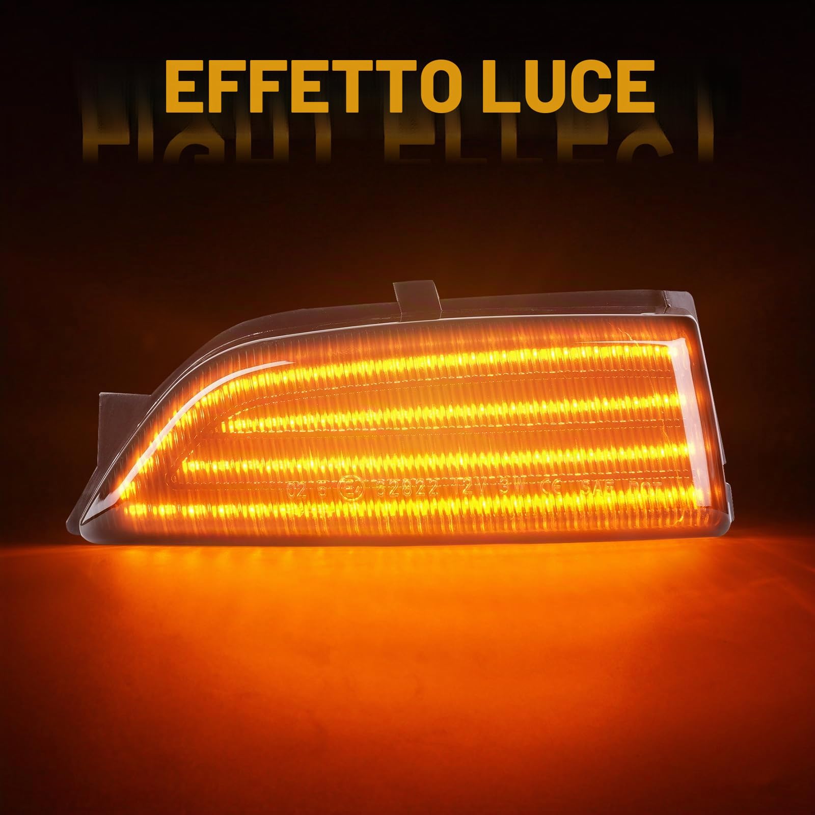 Frecce Laterale a LED per Ford Ranger T6 Raptor and Wildtrak Everest U375 / UA, Indicatore di Direzione a LED Canbus, 2 Pezzi