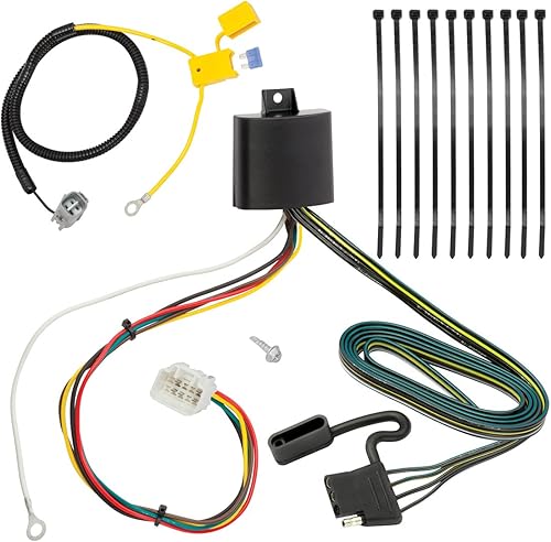 Tekonsha Arnés de remolque 118277, plano de 4 vías, con módulo ModuLite® HD protegido por circuito, compatible con Mitsubishi Outlander 2016-2021