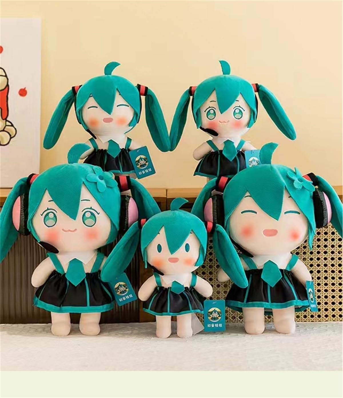 棉花娃娃 可愛い 自作ぬいぐるみ10cm キャラメル ロップイヤー うさぎ