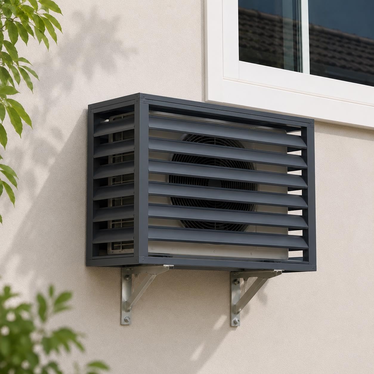 Copricondizionatore Per Esterno, Adatta A Tutte Le Condizioni Atmosferiche.