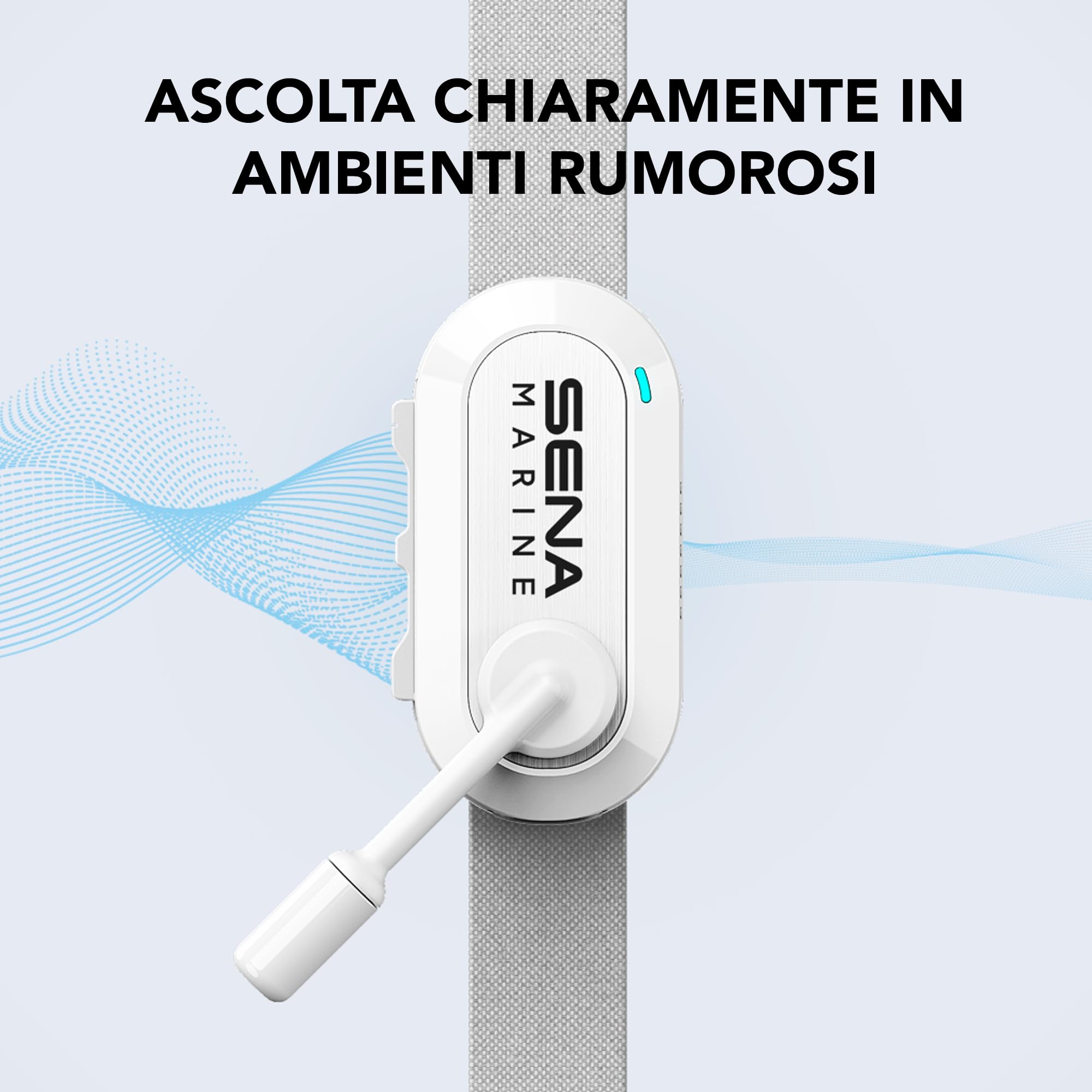 Sena Nautitalk Crew Compact Marine Mesh Comunicazione, Confezione Doppia