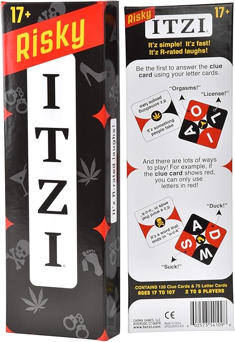 Amazon Risky Itzi 高速 楽しい ねじれた言葉 大人用パーティーカードゲーム 対象年齢17 107 2 8歳 ボードゲーム おもちゃ Amazon Risky Itzi 高速 楽しい ねじれた言葉 大人用パーティーカードゲーム 対象年齢17 107 2 8歳 ボードゲーム おもちゃ