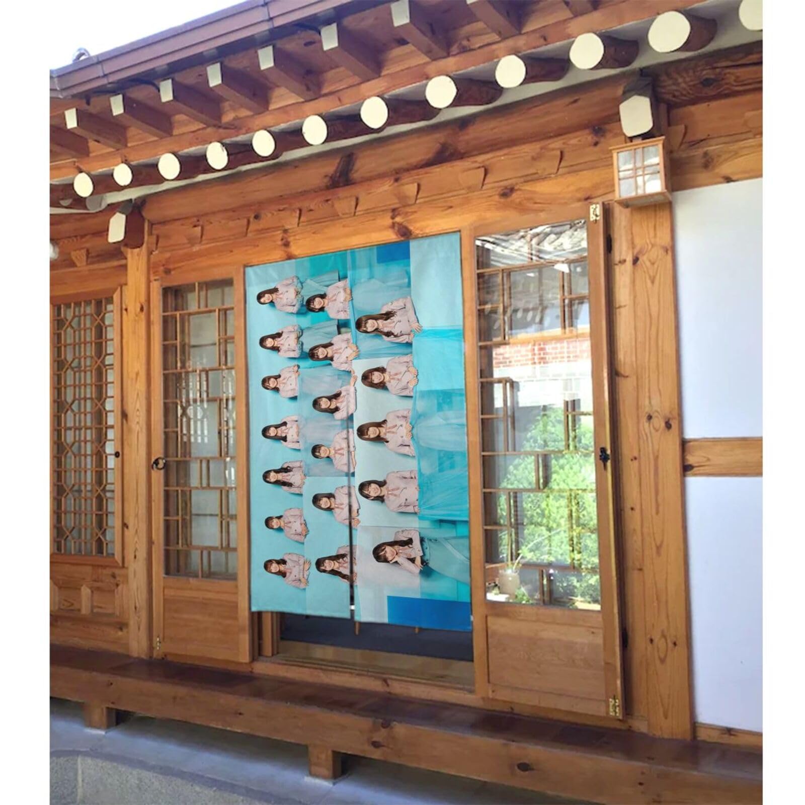 Amazon｜人気 日向坂46 (1) のれん 間仕切り 目隠し 暖簾 ドア