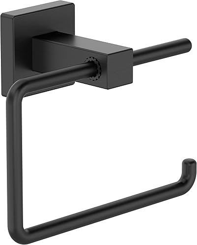 Symmons 363TP-MB Duro - Soporte de papel higiénico para pared, color negro mate