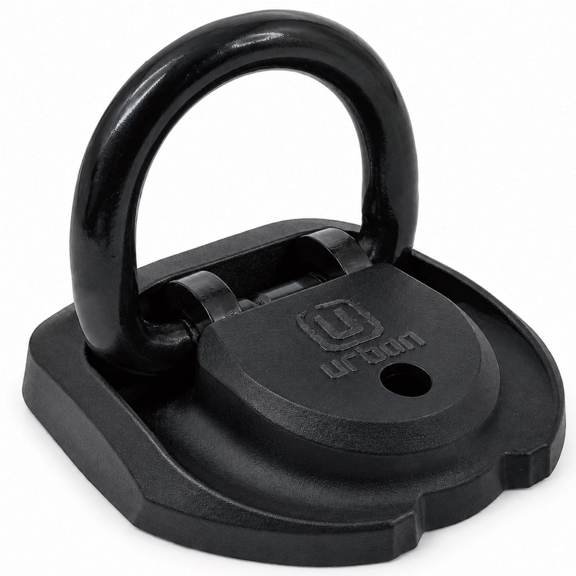 URBAN UR56 Ancoraggio Sicurezza Pavimento/Parete, Anello Più Spesso ø16 Inclinabile Acciaio Resistente, Viti Fissaggio, Tappi Espansione, Antifurto Garage Moto Parcheggio, Bicicletta Blocco Ancora