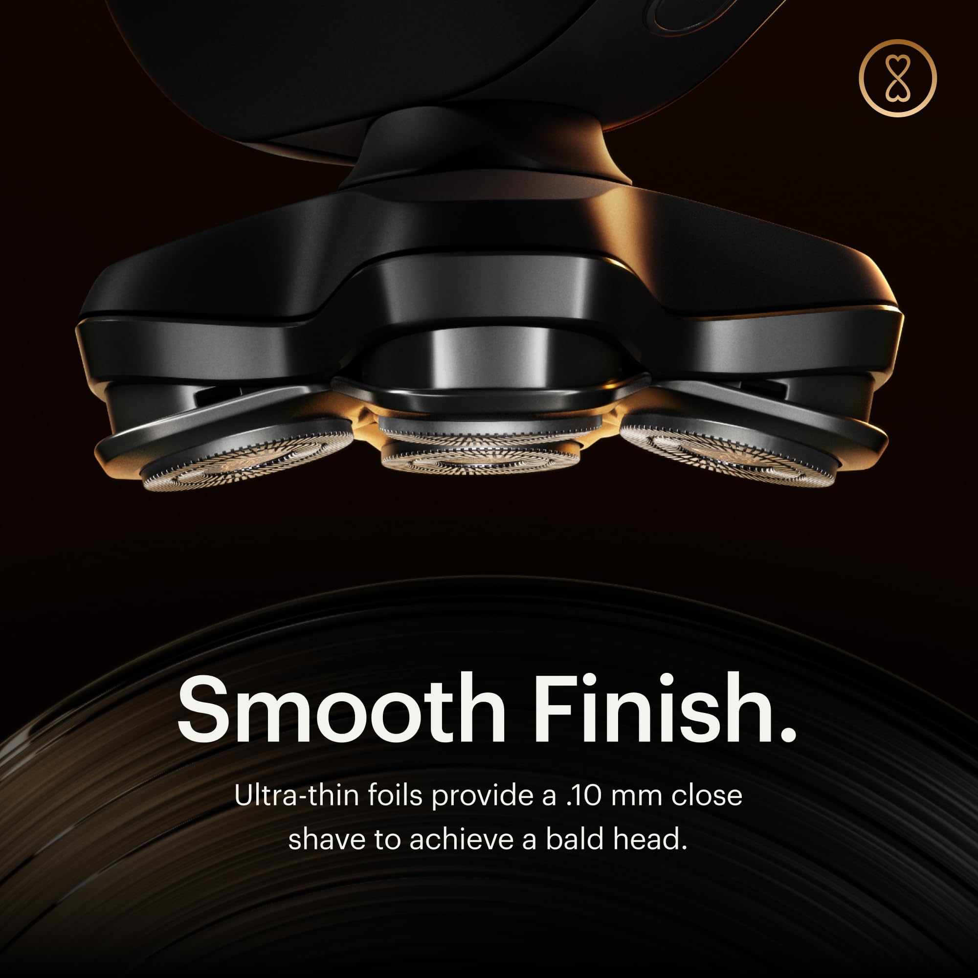 Afeitadora para la cabeza The Dome Shaver™ PRO de MANSCAPED® – Cinco cabezales giratorios con tecnología SkinSafe® y FlexAdjust, resistente al agua, carga inalámbrica y USB-C, bloqueo de seguridad.