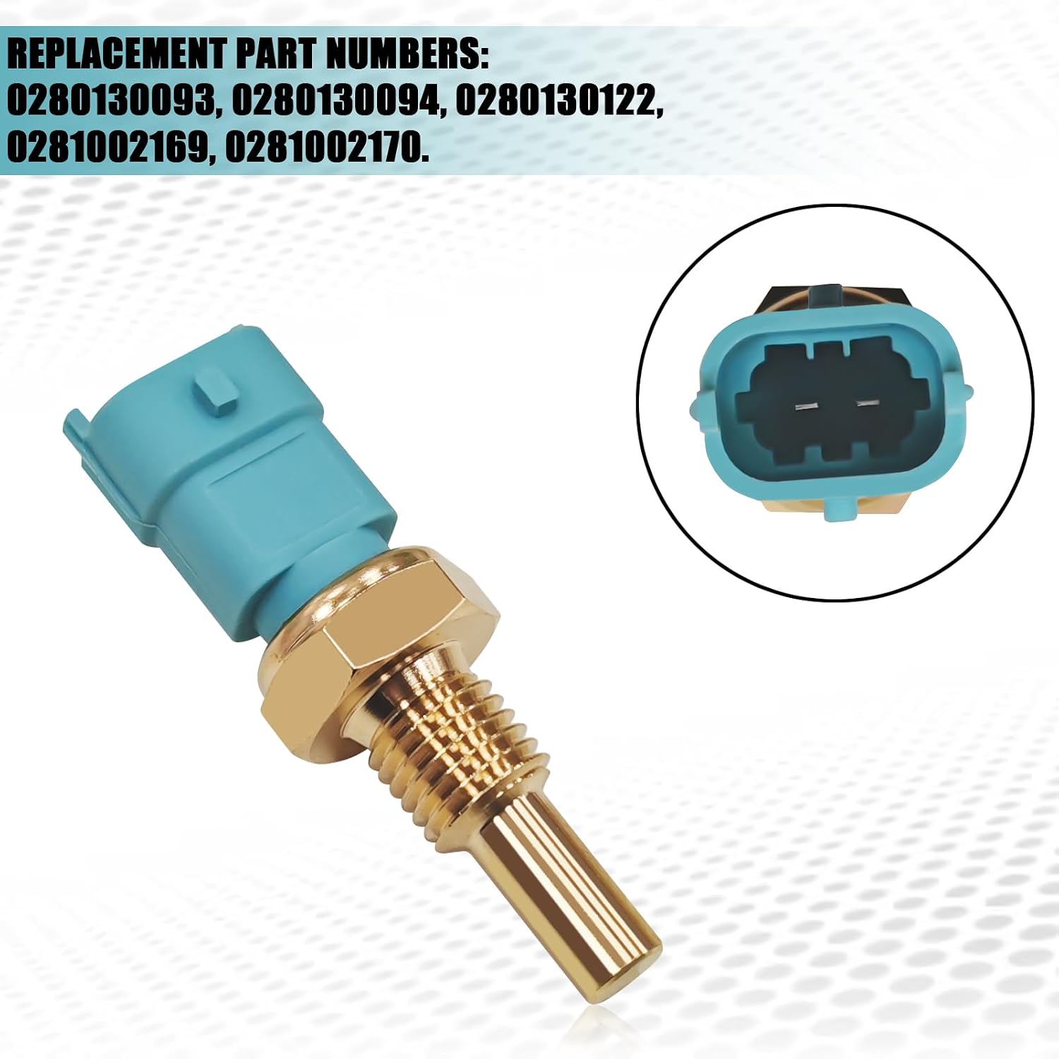 Water Temperature Sensor 4010644 0281002209 Temp Switch, Temp Sensor for Polaris Sportsman 570 700 EFI 800 EFI Scrambler Ranger 500 570 700 800 900 XP 1000 RZR 800 XP 900 570 ACE 570 EFI