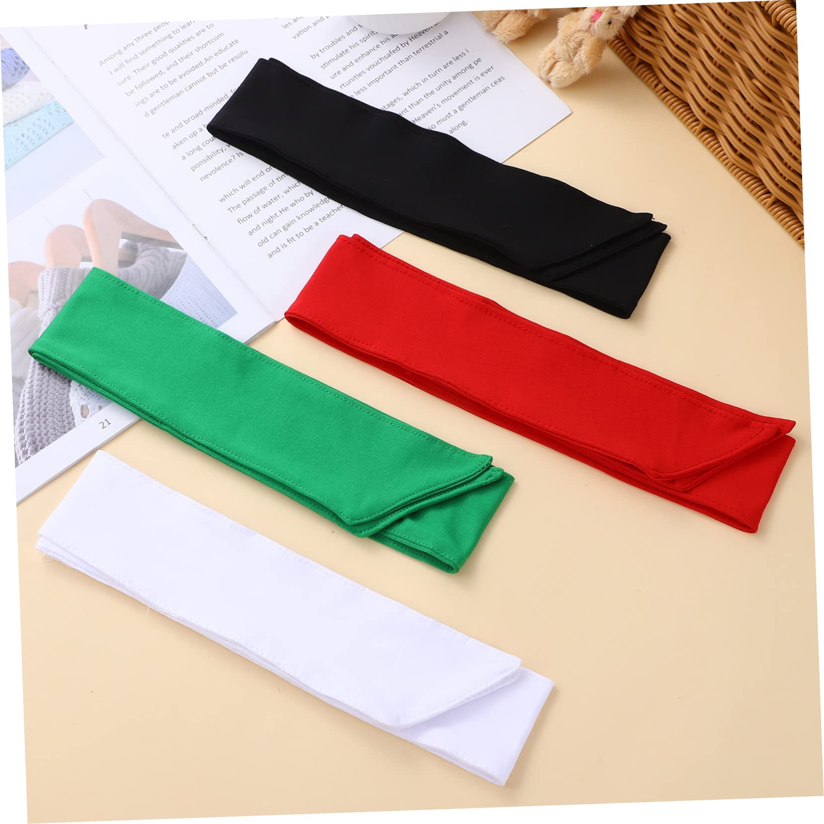 YARNOW 12pezzi Fasce Assorbenti Per Headband Regolabili Per Tennis Yoga e Allenamenti Resistente