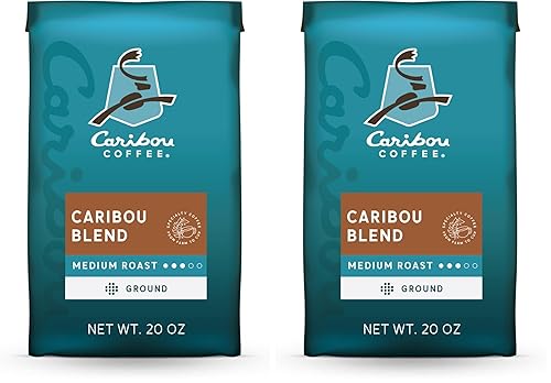 Medium Roast Ground Coffee | Caribou Blend | 20 Ounce