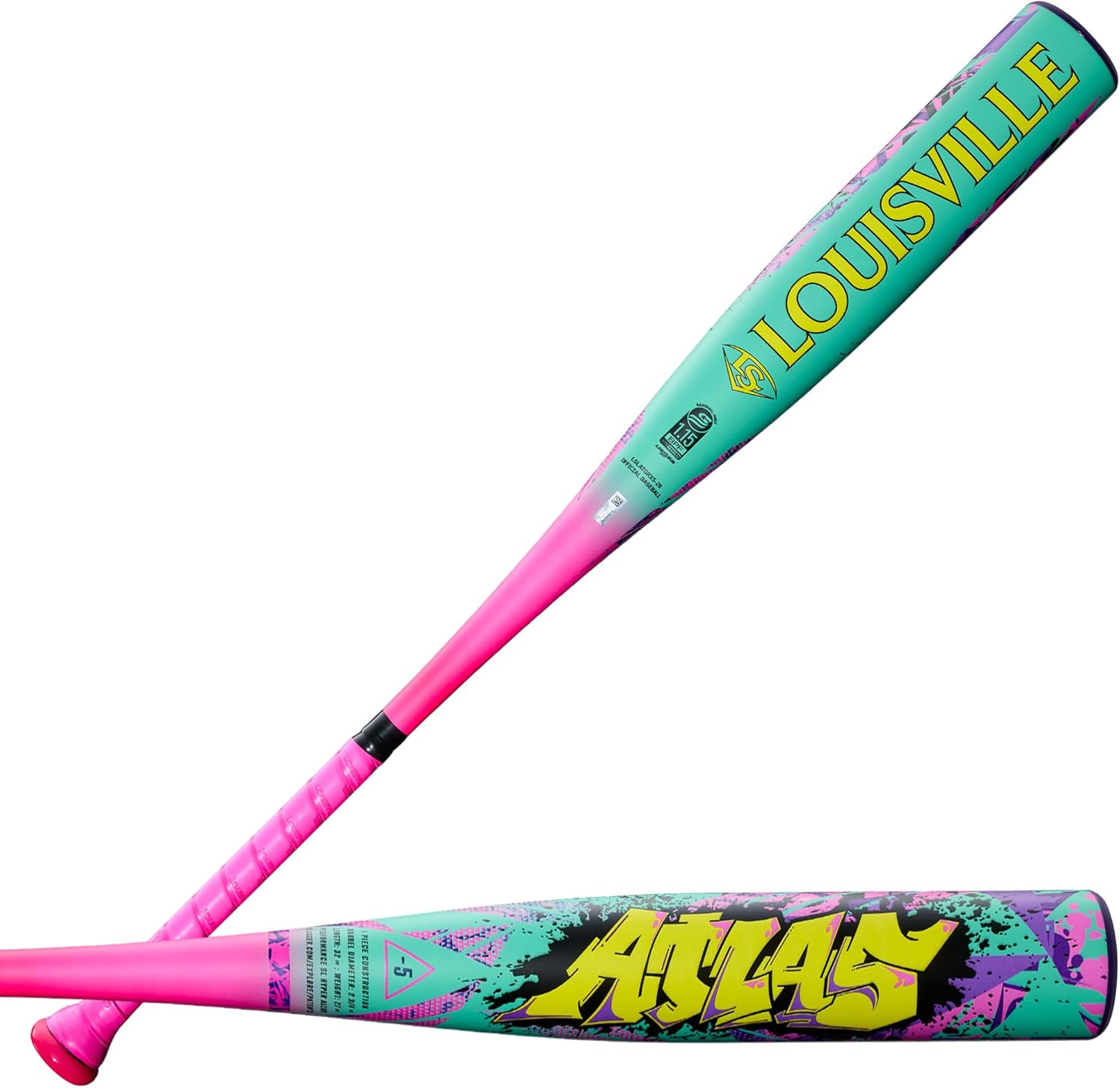 Louisville Slugger 2026 Atlas (-5, -8, -10) 2 3/4" USSSA Baseball Bats- 26", 27", 28", 29", 30", 31", 32"