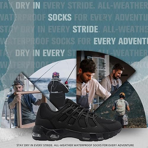 Miniatura 6 de LARNMERN Zapatos de trabajo antideslizantes para hombre, antideslizantes, informales, cómodos, para caminar, cocinero, cocina, transpirables