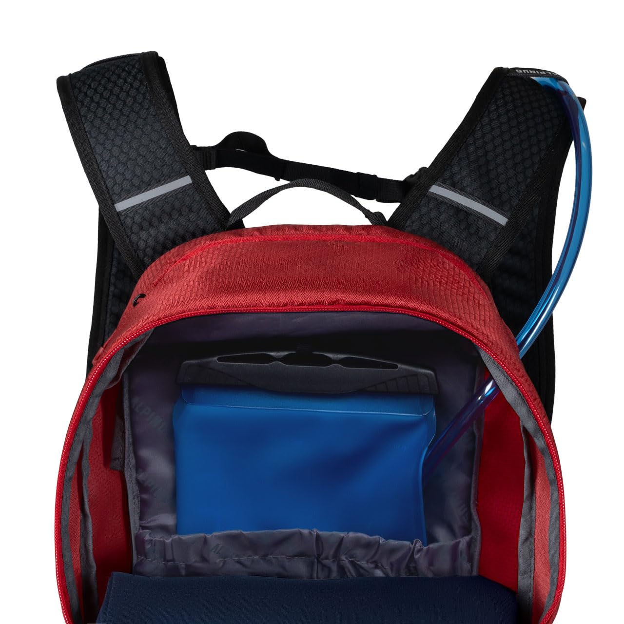 Alpinus - Negoiu 20L Plecak turystyczny, plecak sportowy i outdoorowy, trekkingowy z materiału odpornego na ścieranie, na jednodniowe wycieczki, plecaki turystyczne, ergonomiczny- ciemnoczerwony