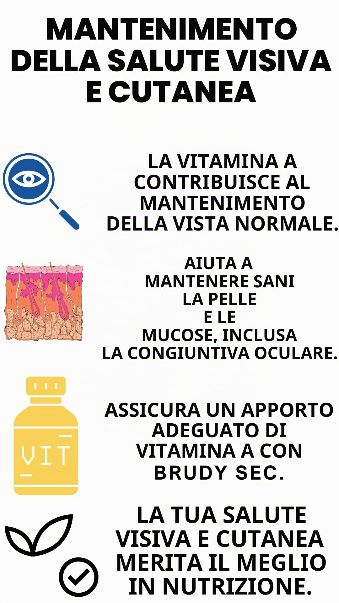 BRUDYLAB - Brudy Sec 1,5G - Omega-3 EPA DHA - Vitamine e Minerali per la Vista - Salute degli Occhi - Contribuisce al Mantenimento di una Vista Normale - 90 Capsule