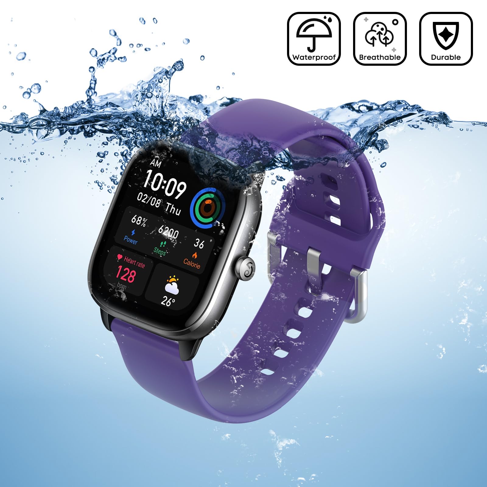 MoKo 3 Pack Bracelets Compatible Avec Amazfit Active/Active | FindTheDeal