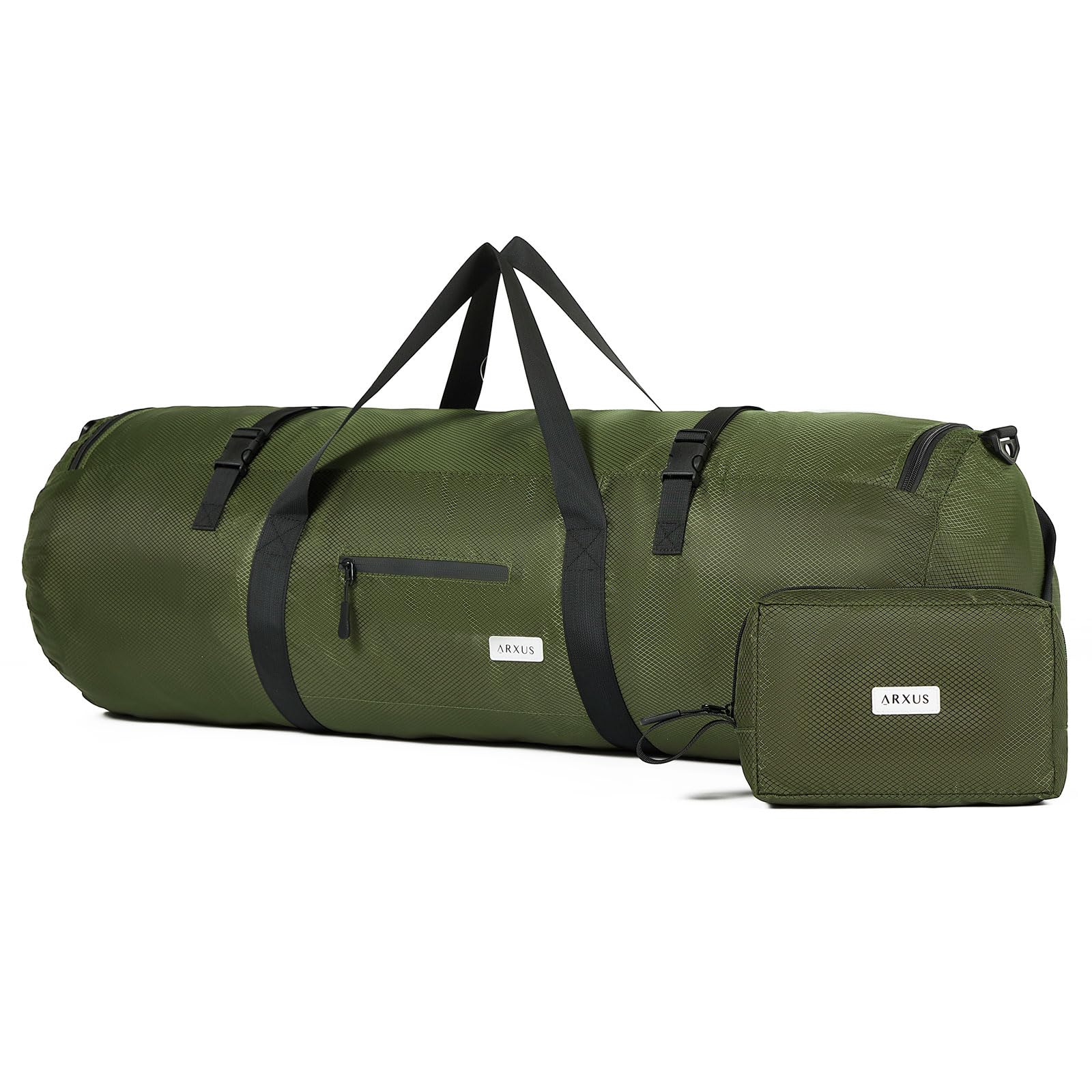 Arxus Sports Duffle Bag for Gym 90L 50L 30L Large Duffel Bag Men Women Foldable Holdall Bags for Weekend Travel Sport Baseball Bat with Shoulder Strap, Tent Storage Camping