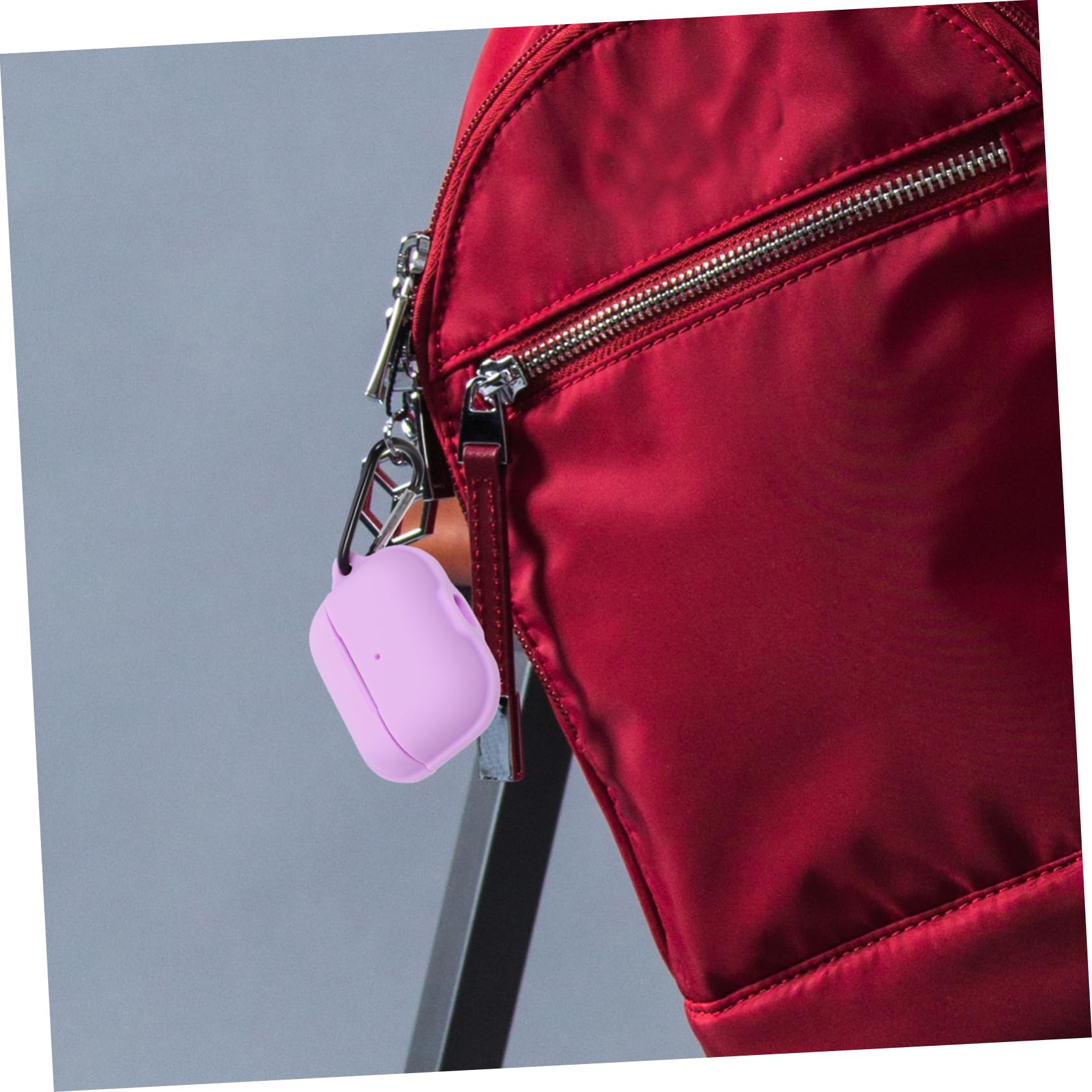 DOITOOL 5piezas Estuche De Silicona Magnético para Auriculares Inalámbricos Funda Protectora Creativa Diseño Ligero y Portátil Color Aromático