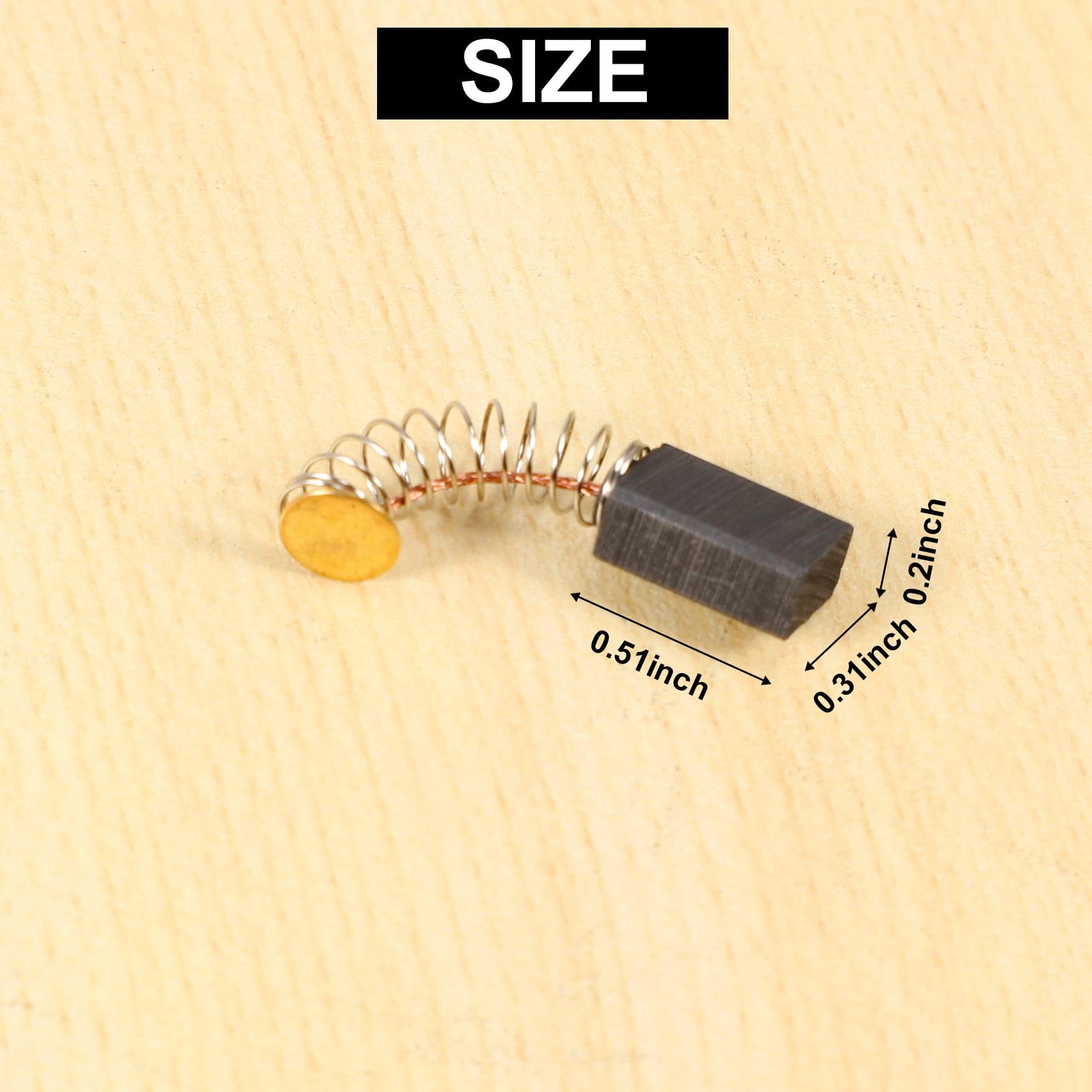 30 Pièces Balai Charbon De 10 Tailles, Kit De Balai De Charbon Moteur Universel Brosses De