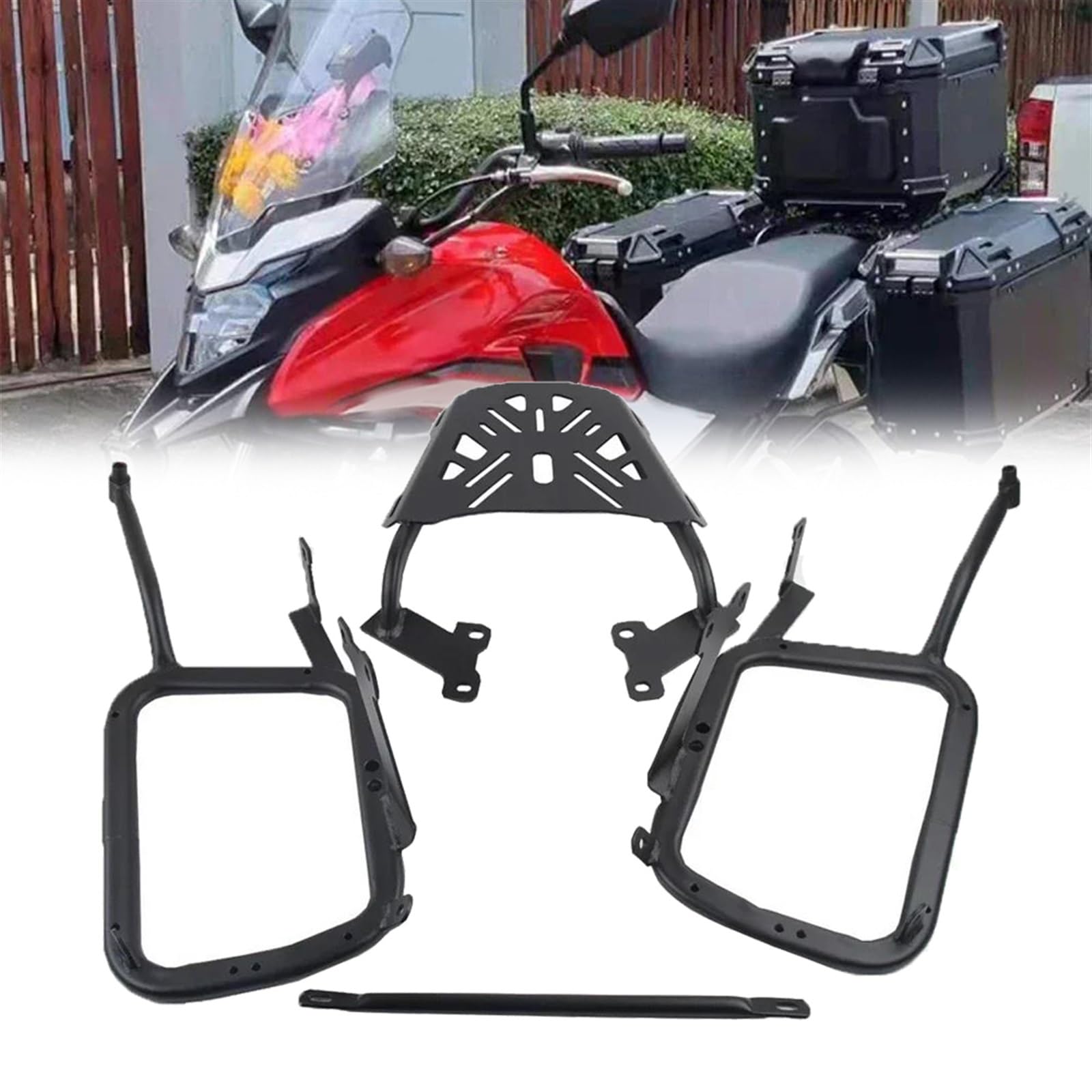 Cadre Sacoche CB400X 2021 Support de Coffre Arrière pour Motards - 8